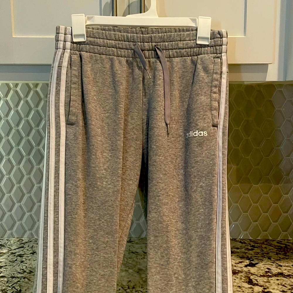 Women light gray ADIDAS JOGGERS